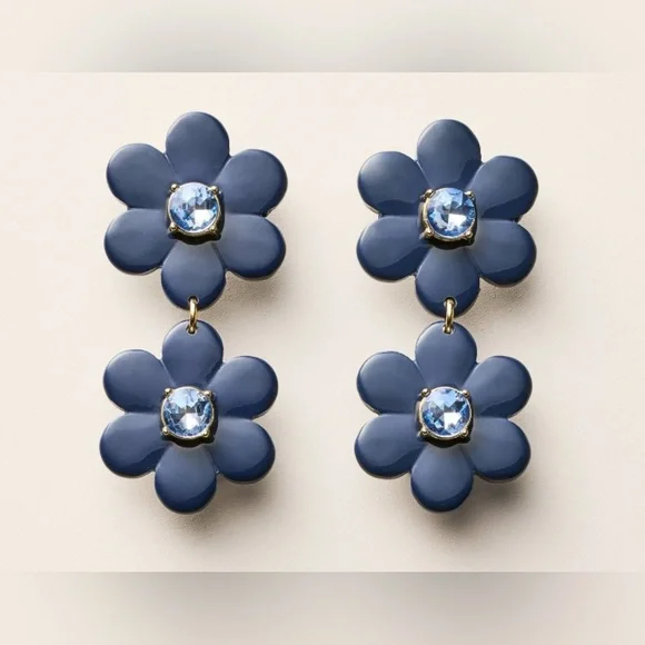 Kate Spade x Target Floral Linear Earrings - Picture 1 of 7